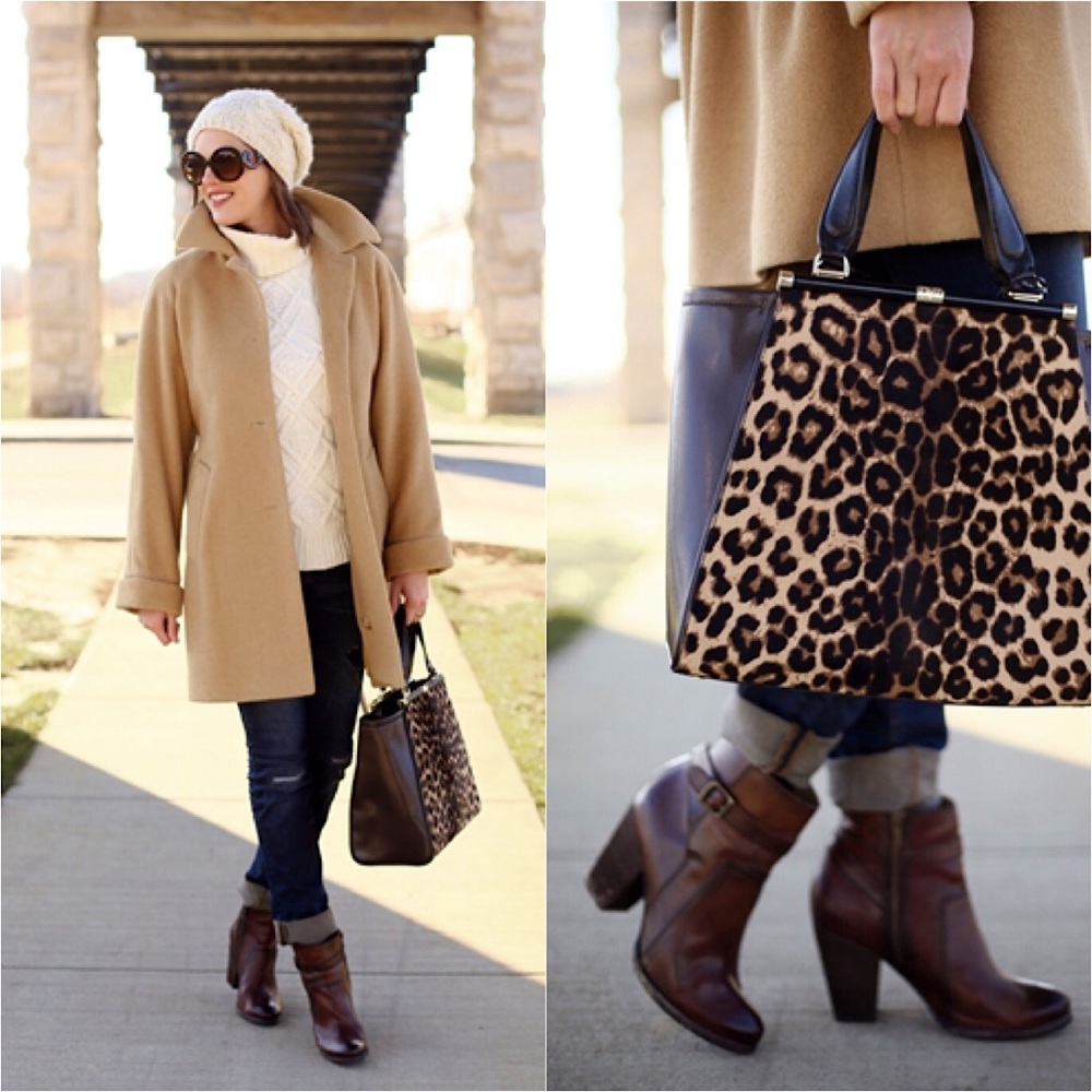 $379 Frye Patty Tan Brown Leather Belt Cute Almond Toe Fall/Winter Ankle Booties - Picture 4 of 16